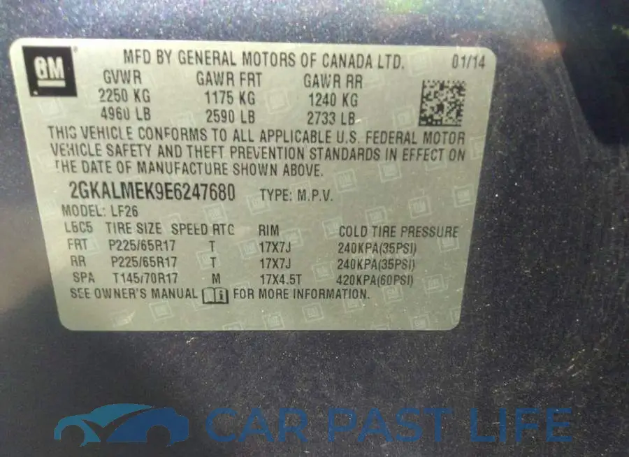 2GKALMEK9E6247680# 9