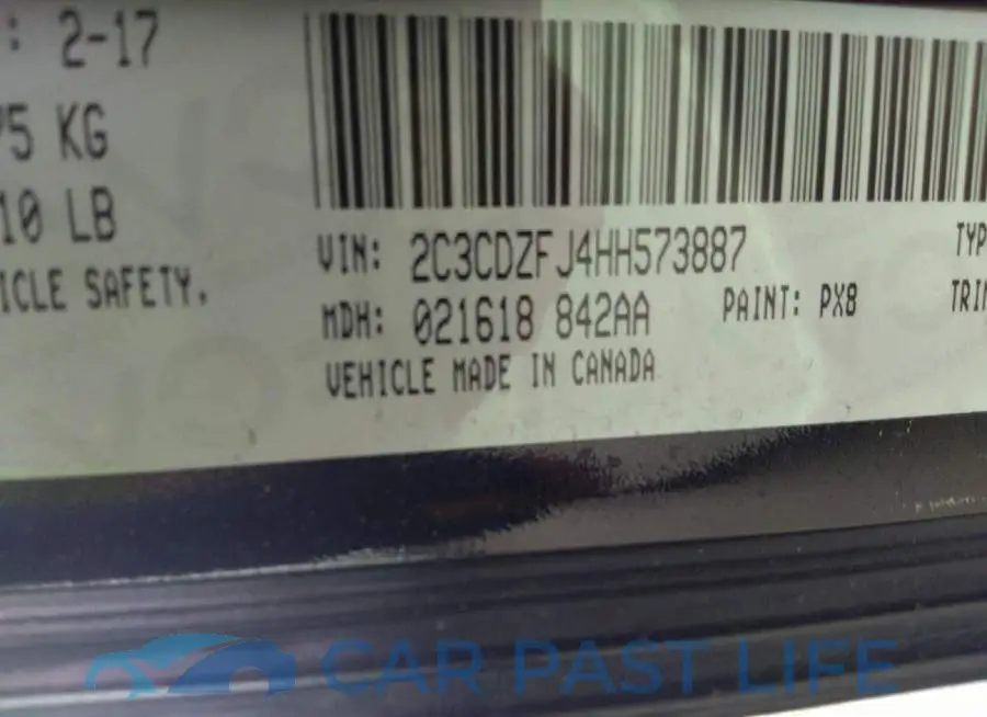 2C3CDZFJ4HH573887# 9