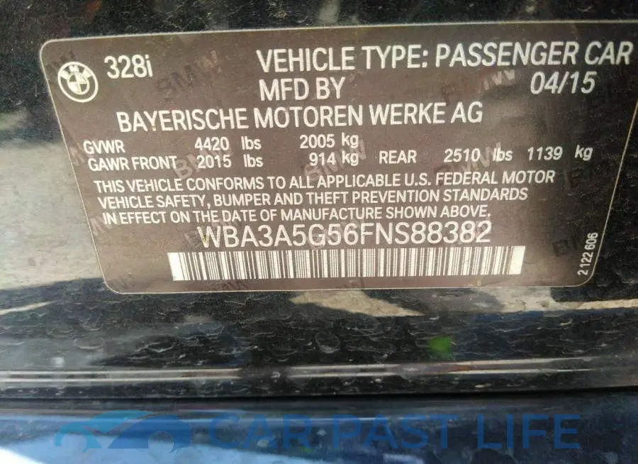 WBA3A5G56FNS88382# 9