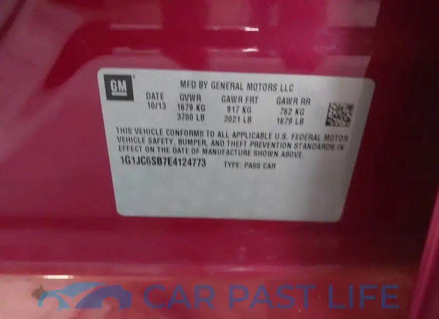 1G1JC6SB7E4124773# 9