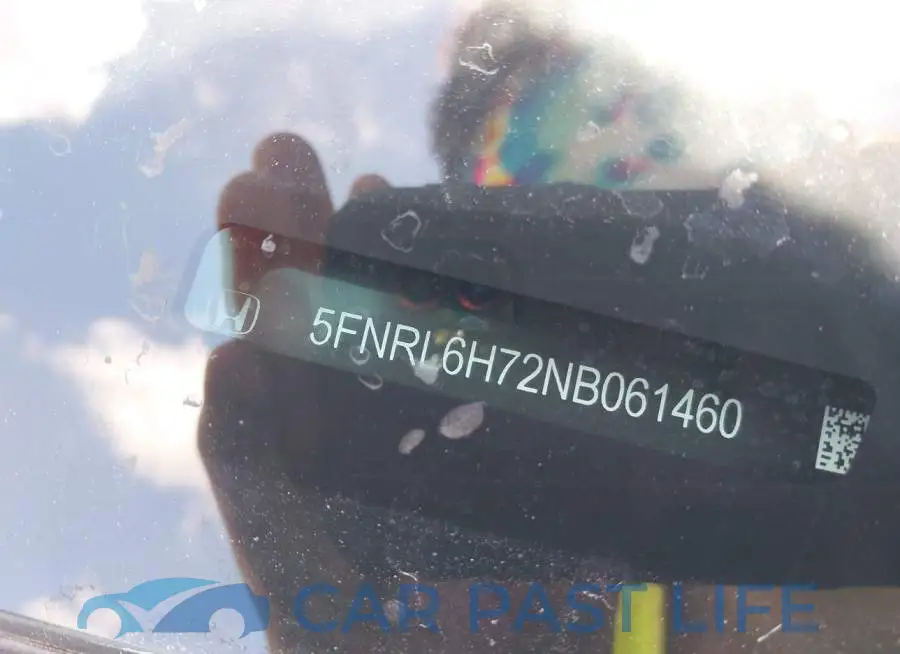 5FNRL6H72NB061460# 9