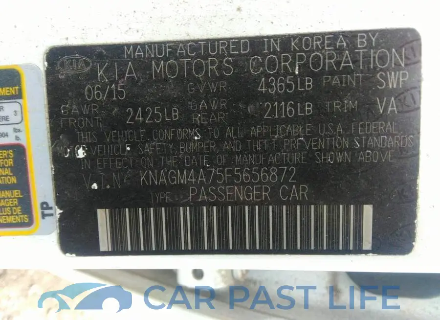 KNAGM4A75F5656872# 9