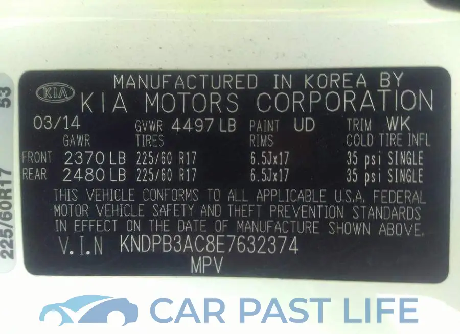 KNDPB3AC8E7632374# 9