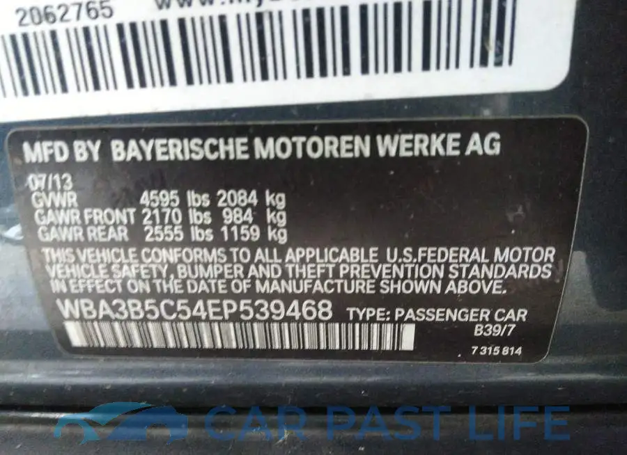 WBA3B5C54EP539468# 9