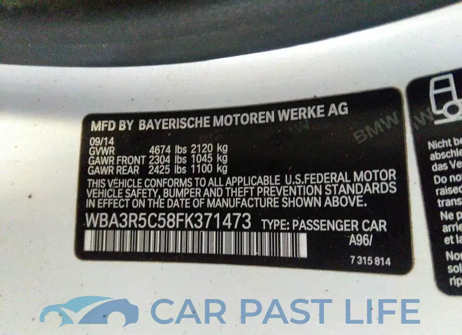 WBA3R5C58FK371473# 9