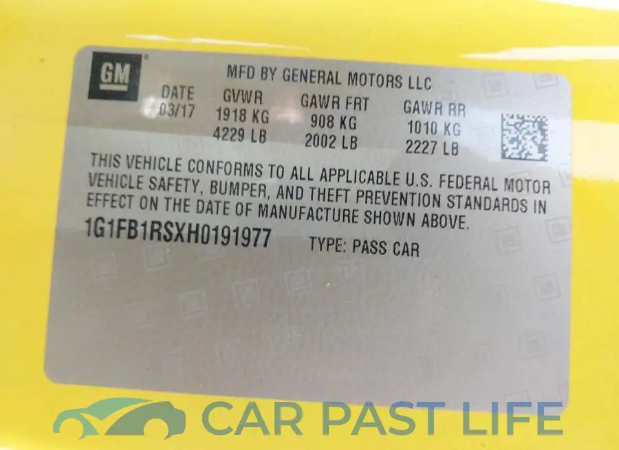 1G1FB1RSXH0191977# 9