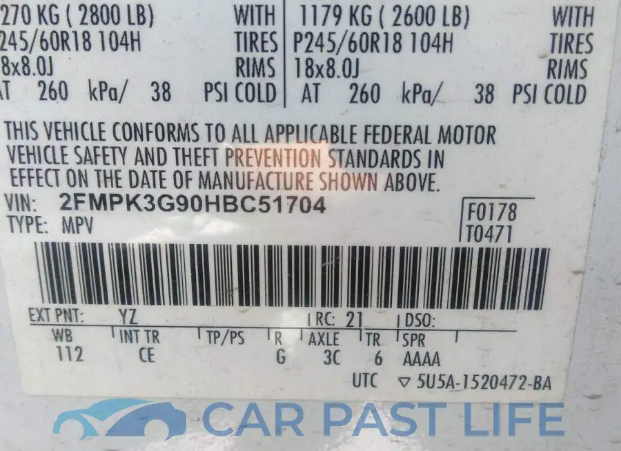 2FMPK3G90HBC51704# 9