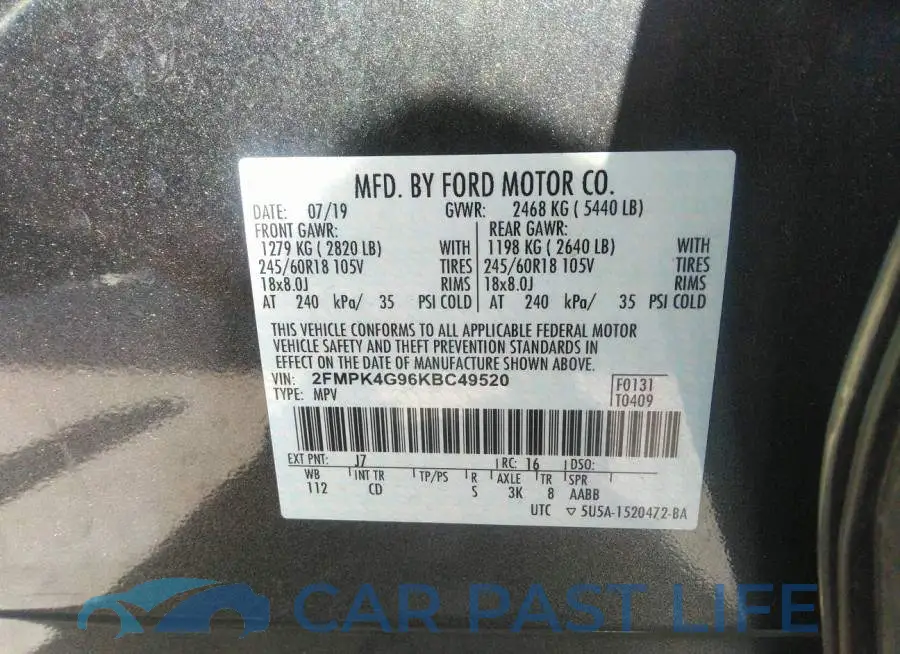 2FMPK4G96KBC49520# 9