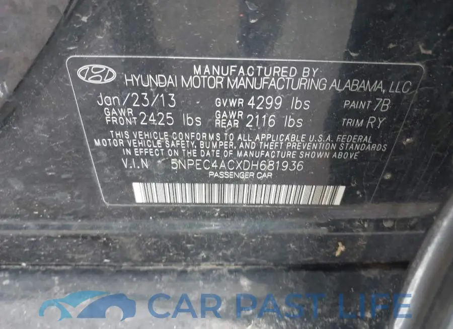 5NPEC4ACXDH681936# 9