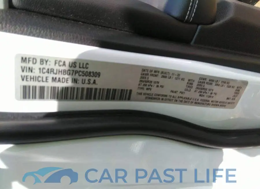 1C4RJHBG7PC508309# 9