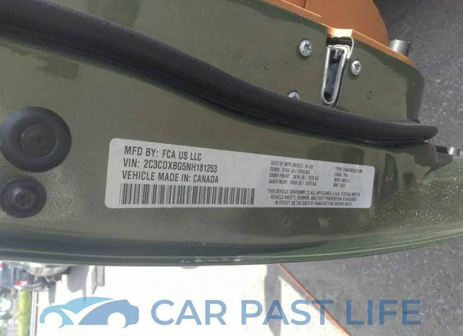 2C3CDXBG5NH181253# 9