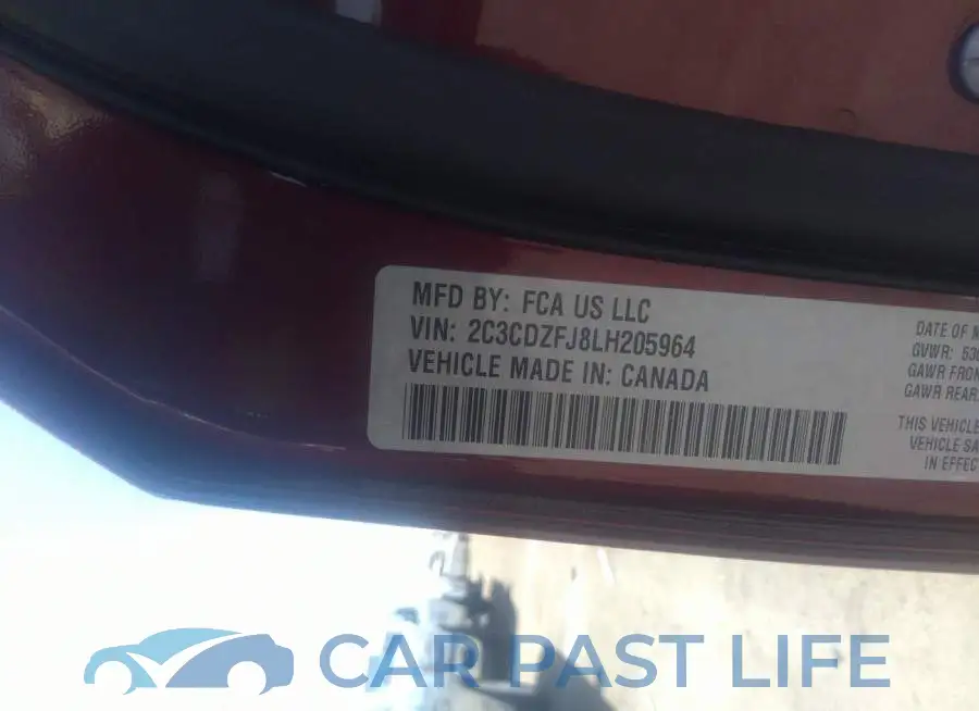 2C3CDZFJ8LH205964# 9