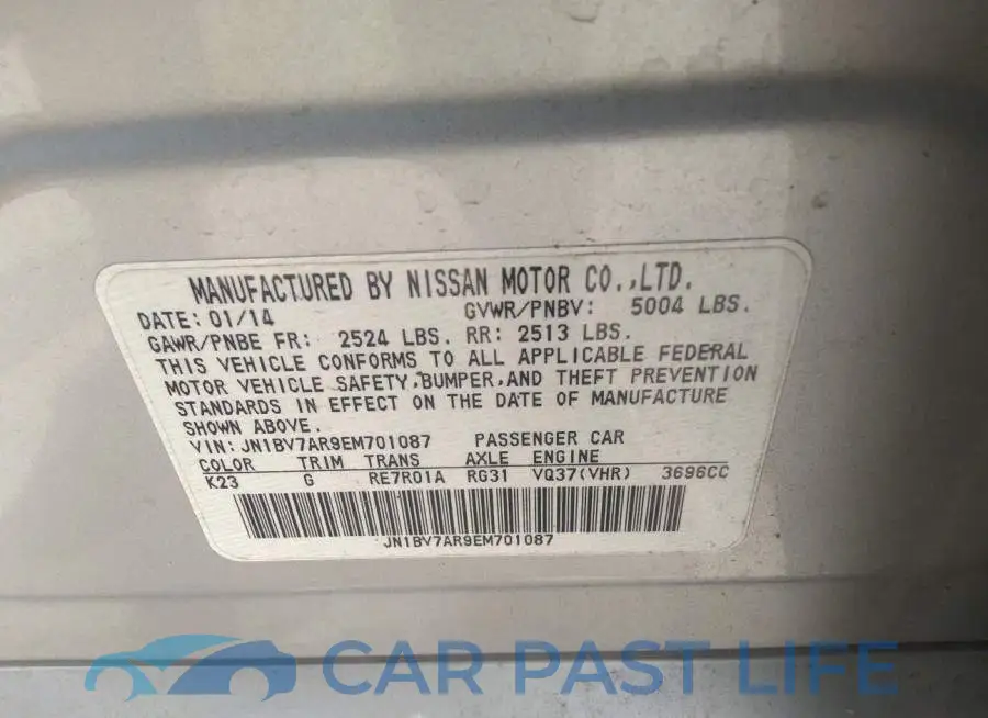 JN1BV7AR9EM701087# 9