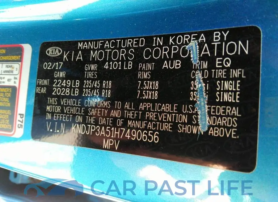 KNDJP3A51H7490656# 9