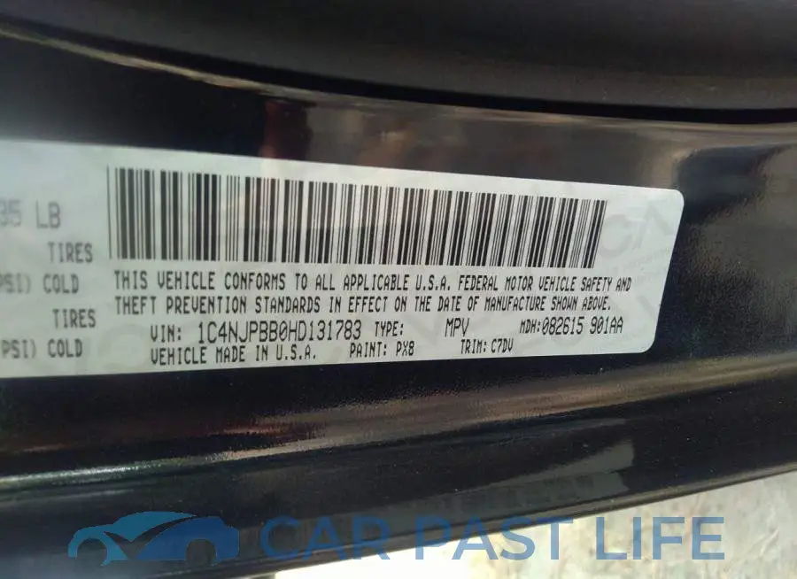 1C4NJPBB0HD131783# 9