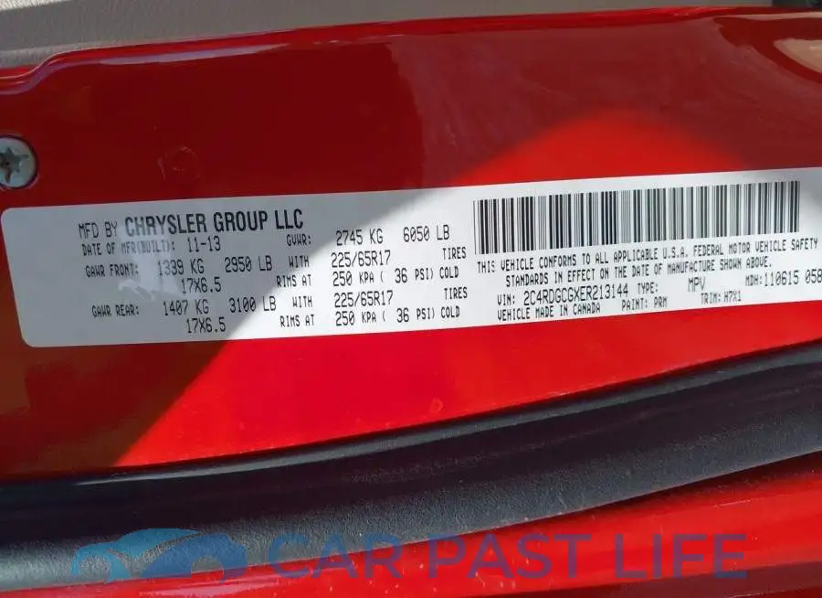 2C4RDGCGXER213144# 9