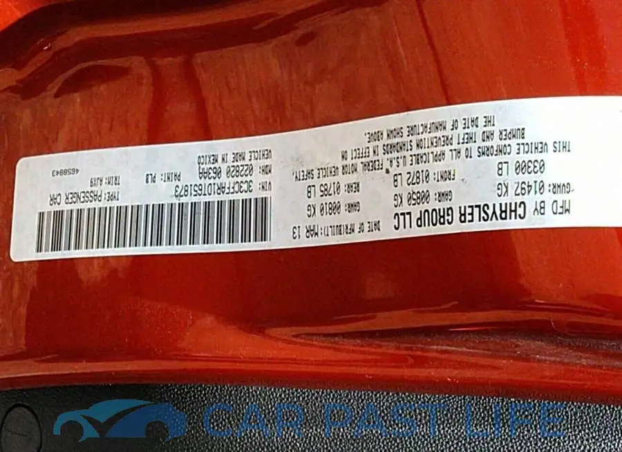 3C3CFFAR1DT651873# 9