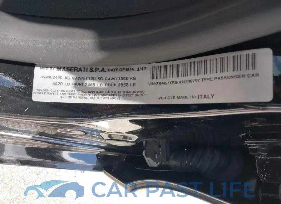 ZAM57XSA0H1248797# 9