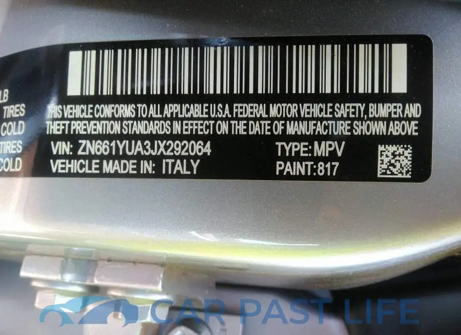 ZN661YUA3JX292064# 9