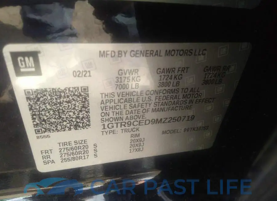 1GTR9CED9MZ250719# 9