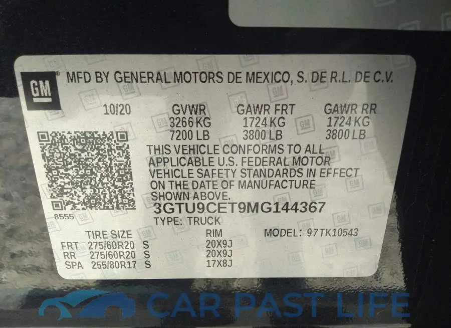 3GTU9CET9MG144367# 9