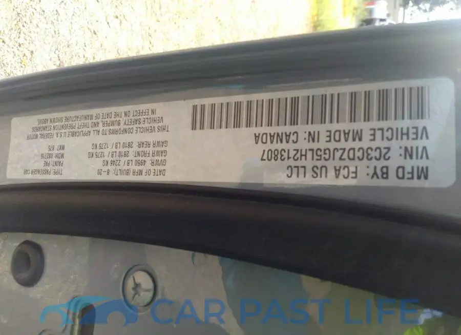 2C3CDZJG5LH213807# 9