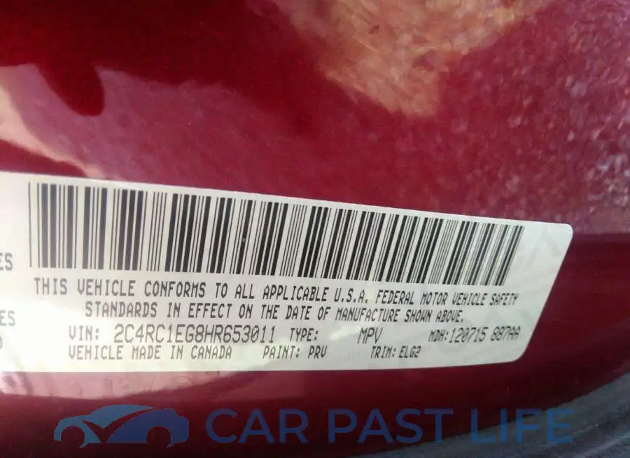 2C4RC1EG8HR653011# 9
