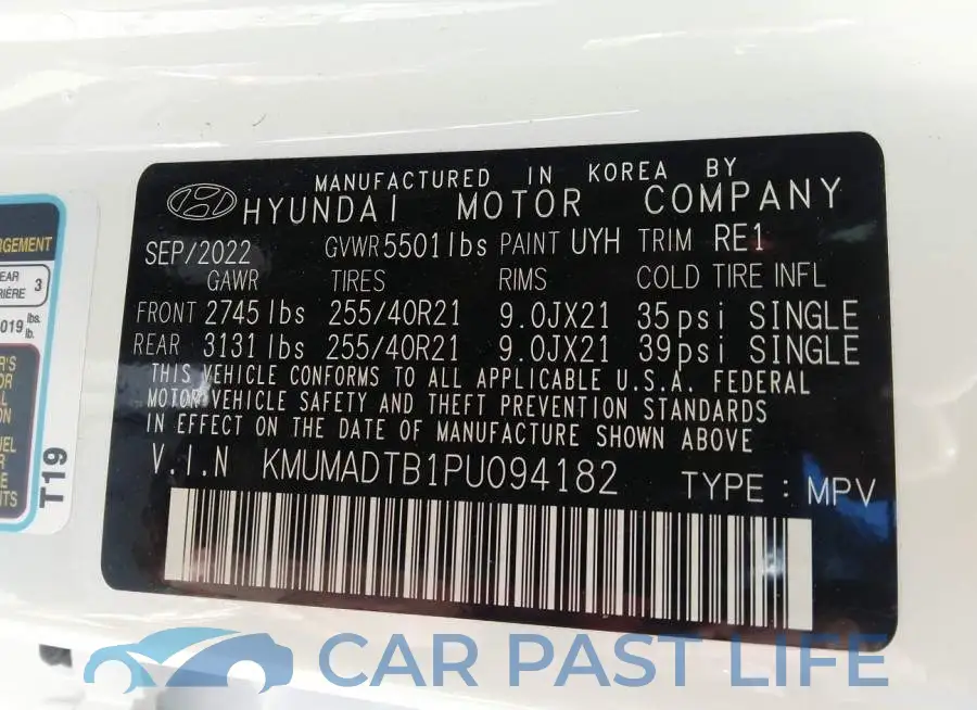 KMUMADTB1PU094182# 9