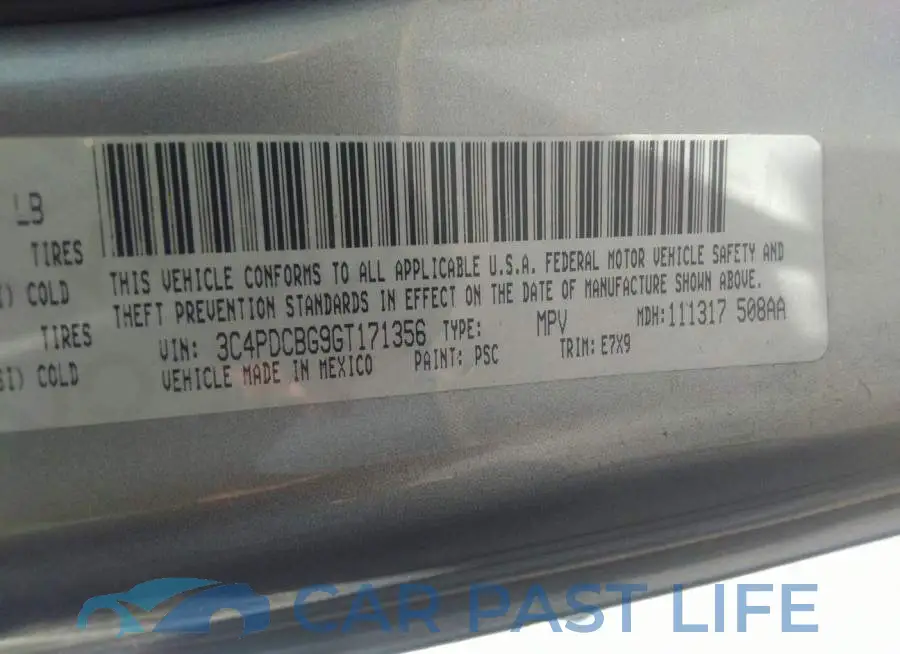 3C4PDCBG9GT171356# 9