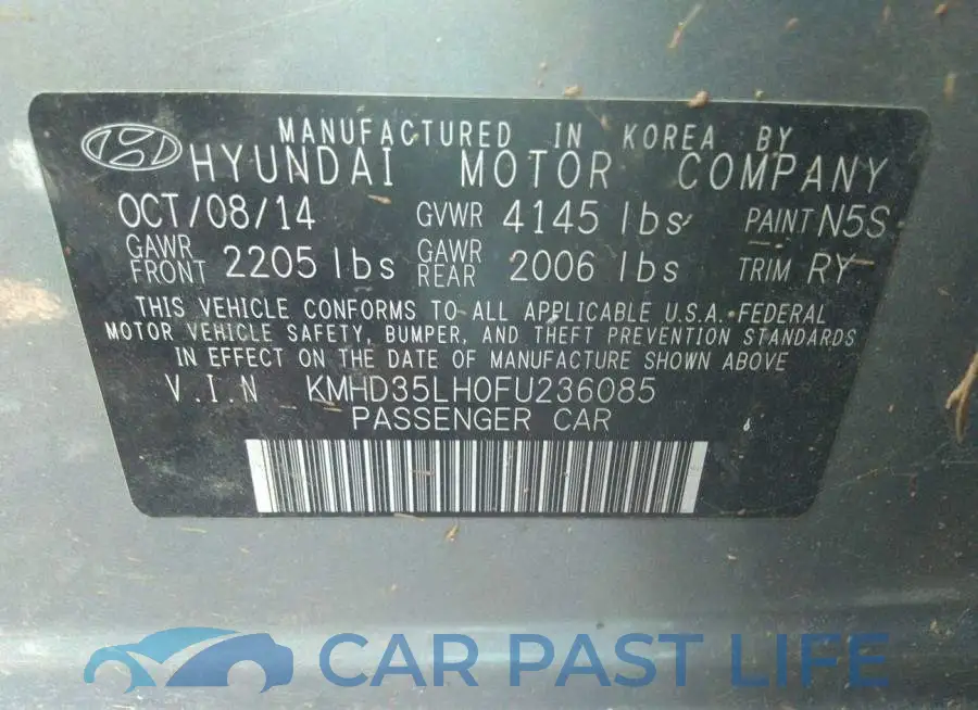 KMHD35LH0FU236085# 9