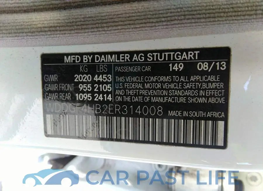 WDDGF4HB2ER314008# 9