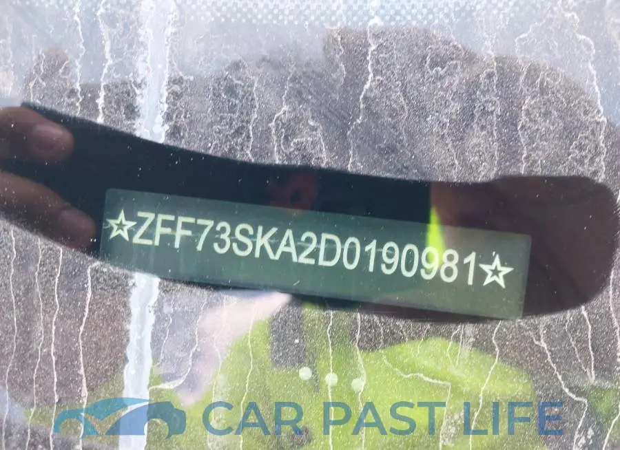 ZFF73SKA2D0190981# 9