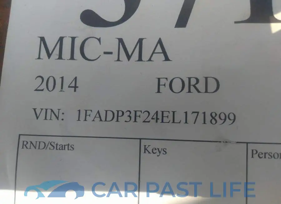 1FADP3F24EL171899# 9