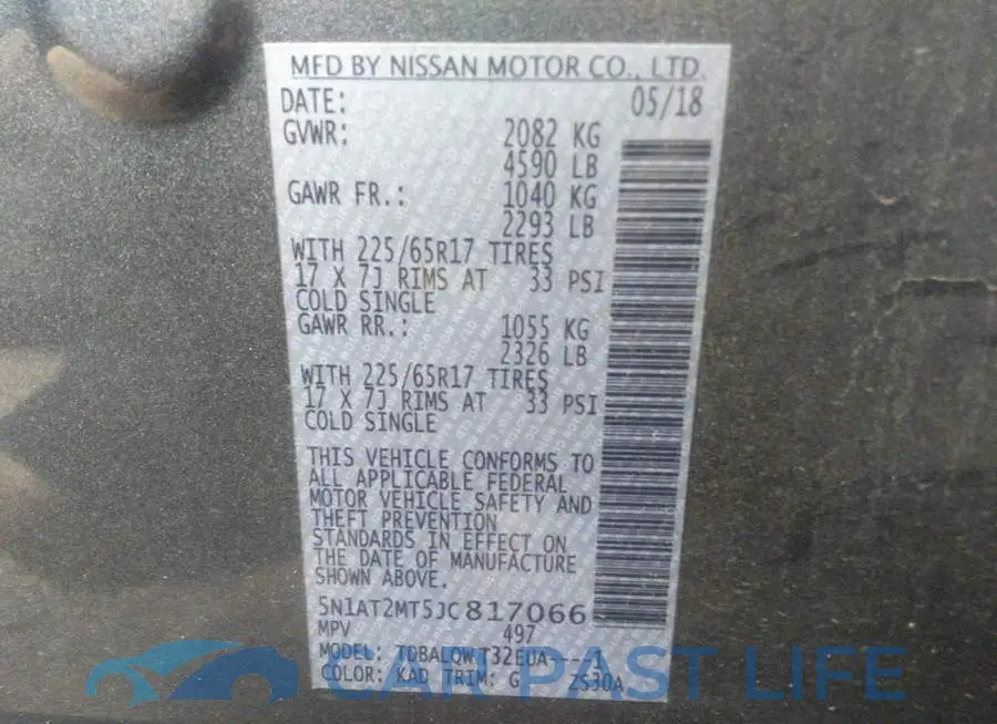 5N1AT2MT5JC817066# 9