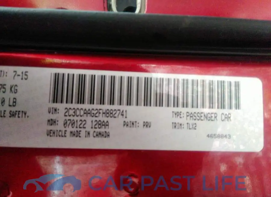 2C3CCAAG2FH882741# 9