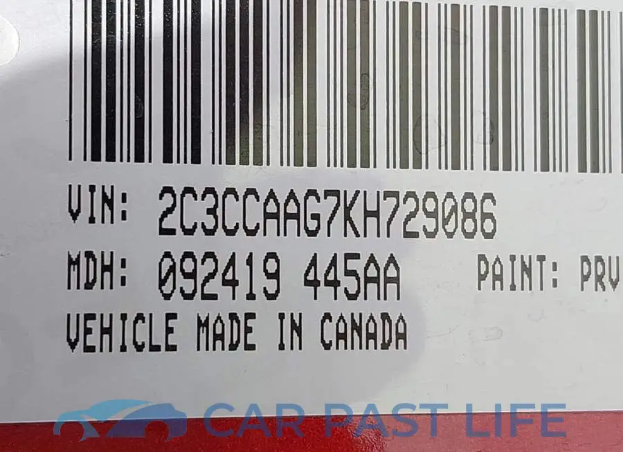 2C3CCAAG7KH729086# 9