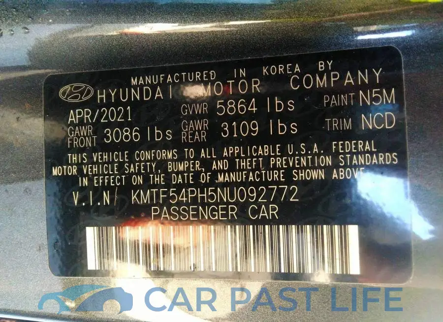 KMTF54PH5NU092772# 9