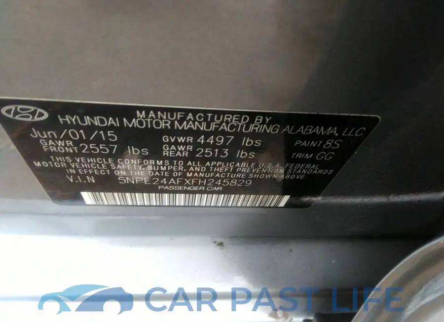 5NPE24AFXFH245829# 9