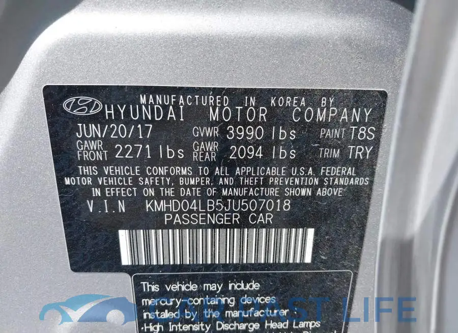 KMHD04LB5JU507018# 9