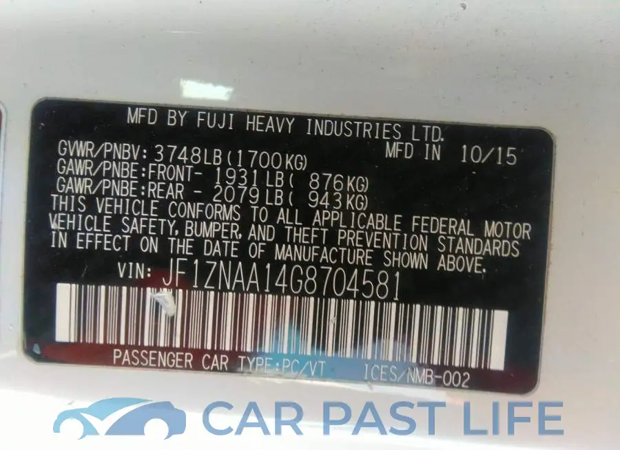 JF1ZNAA14G8704581# 9