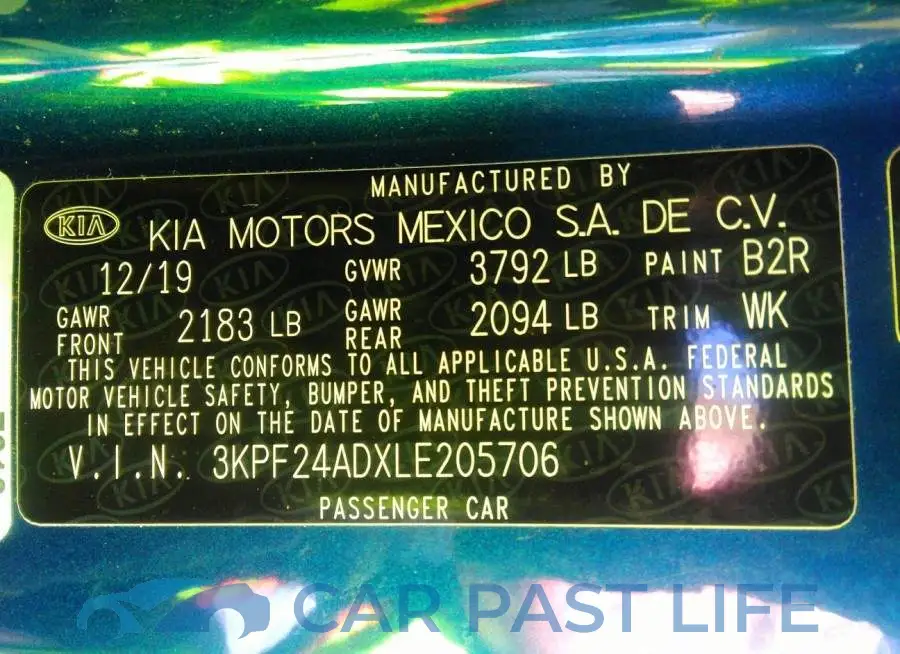 3KPF24ADXLE205706# 9
