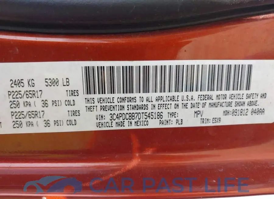 3C4PDCBB7DT545186# 9