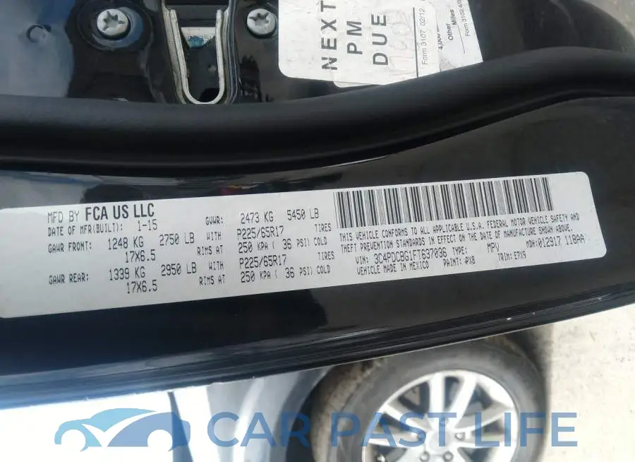 3C4PDCBG1FT637036# 9