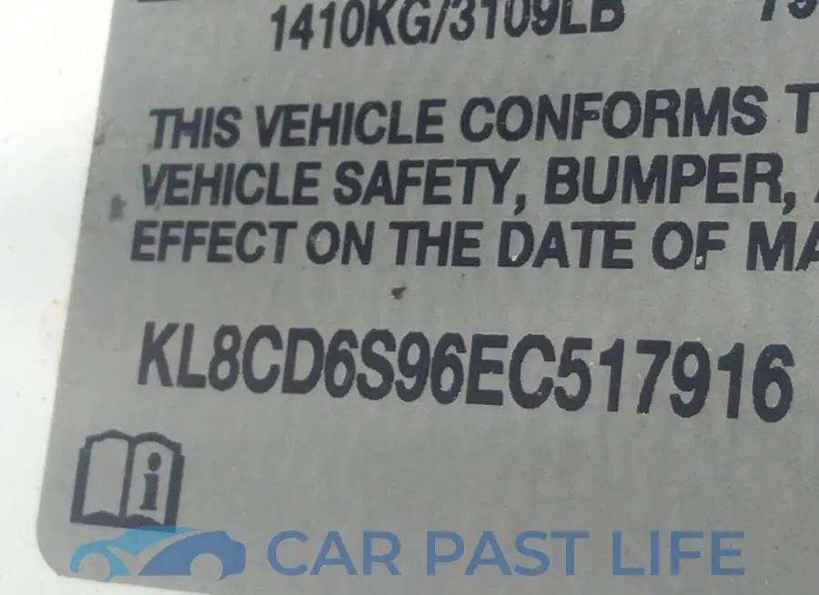 KL8CD6S96EC517916# 9