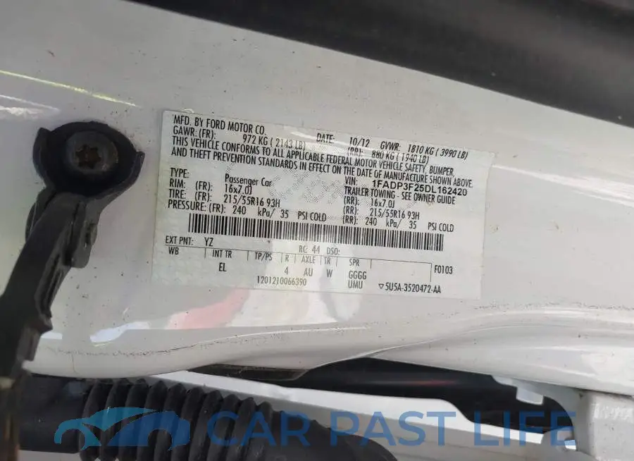 1FADP3F25DL162420# 9