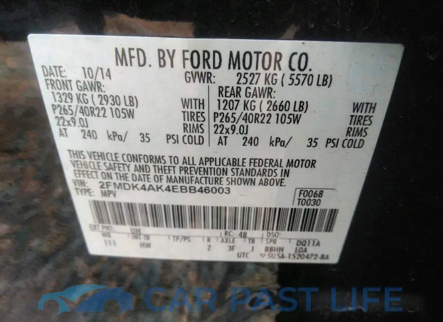 2FMDK4AK4EBB46003# 9