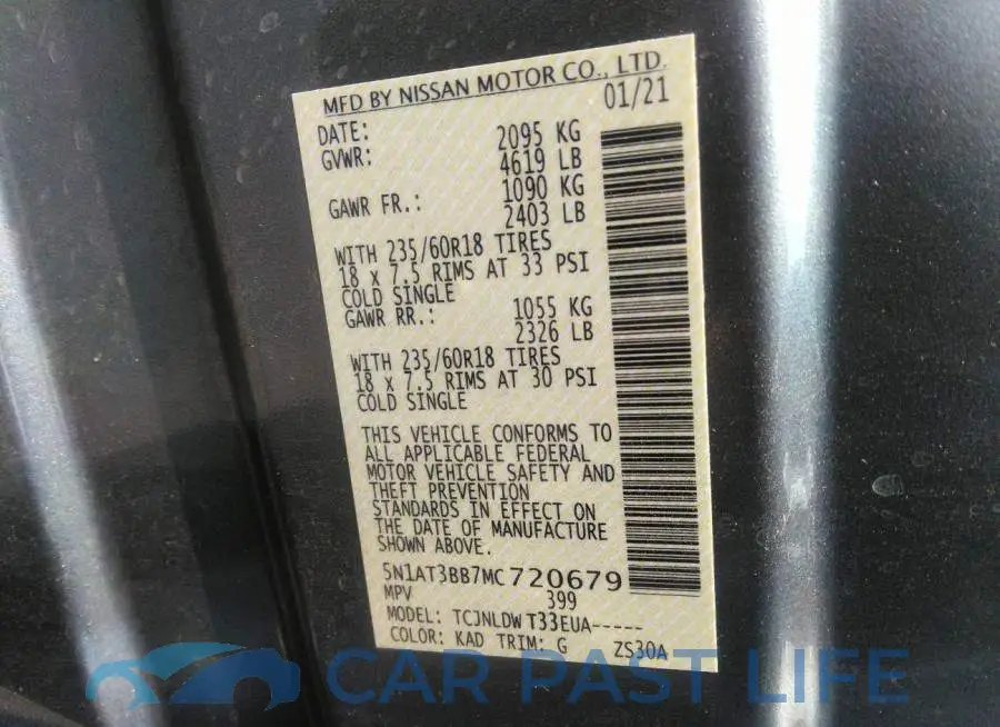 5N1AT3BB7MC720679# 9