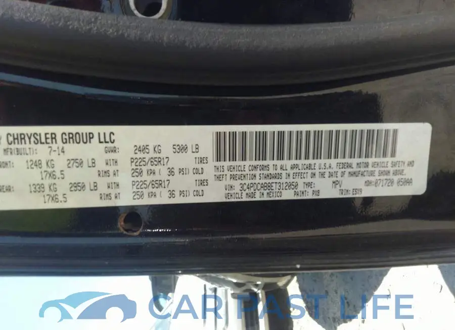 3C4PDCAB8ET312050# 9