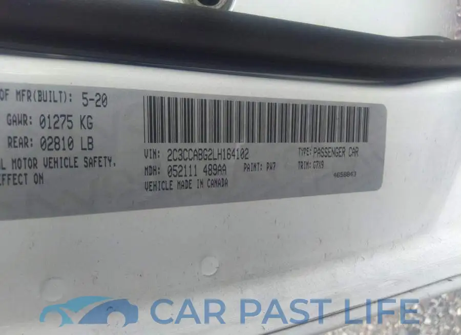 2C3CCABG2LH164102# 9