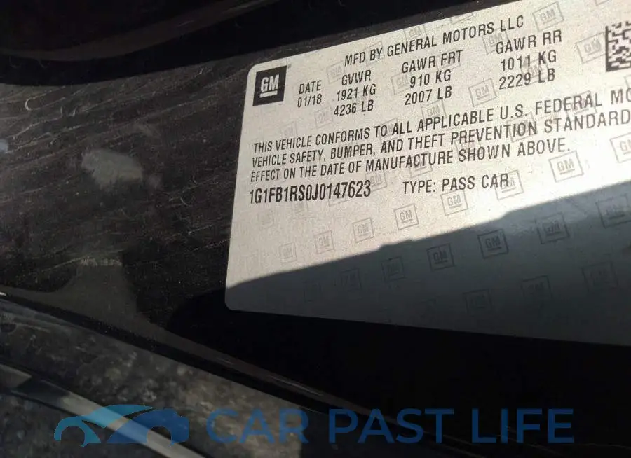 1G1FB1RS0J0147623# 9